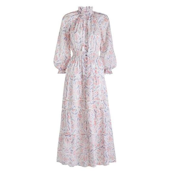 Zimmermann | Dresses | Zimmermann Floral Printed Long Dress Au Us 4 ...